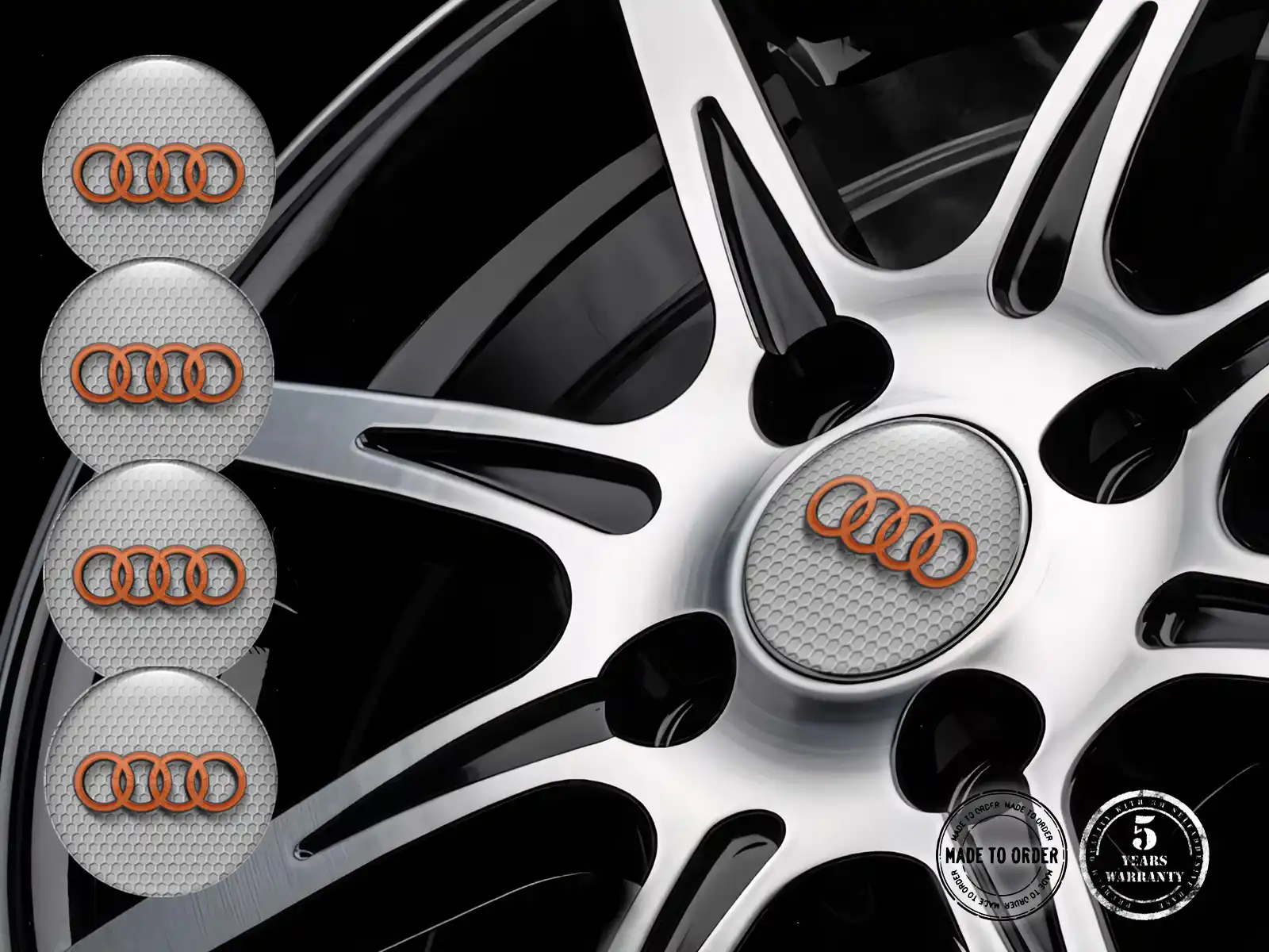 Audi Calcomanías de Rueda Ultimate Pulso Momentum Plasma